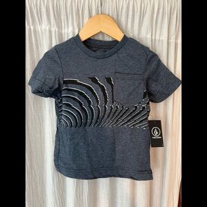 Volcom Boys 2T tiger print shirt NWT